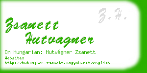 zsanett hutvagner business card